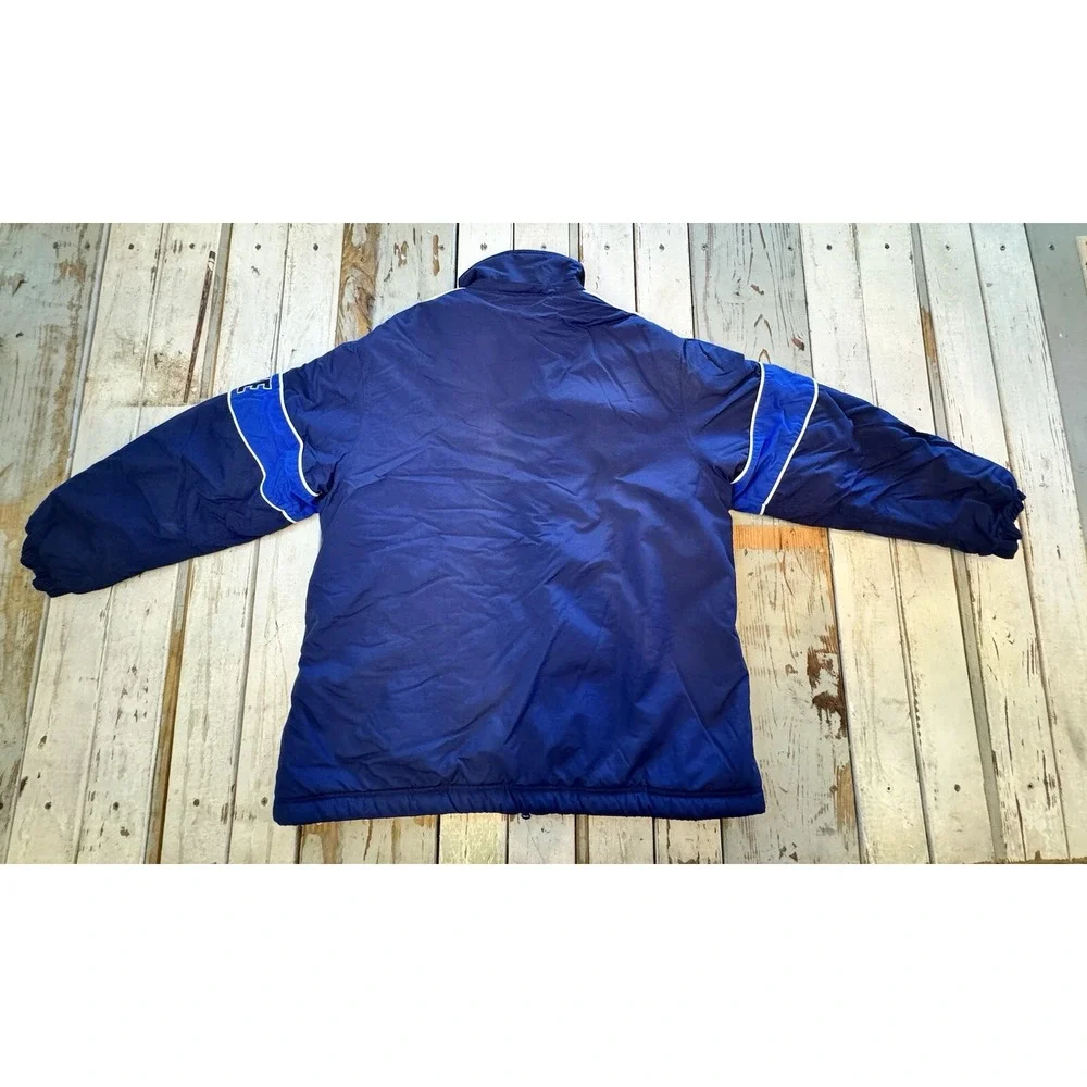 Vintage 2000's Nike Swoosh Reversible Puffer Jacket Fleece KIDS Size 14/16 Y2K